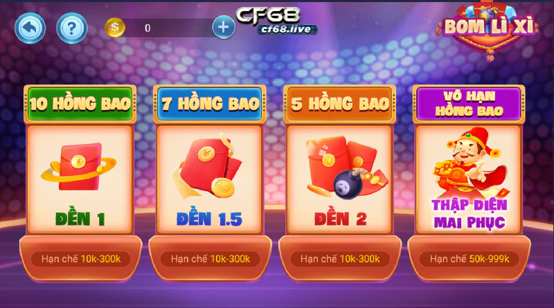 Kiểm soát vốn - mức đặt cược để chơi game bom bom CF68 hiệu quả