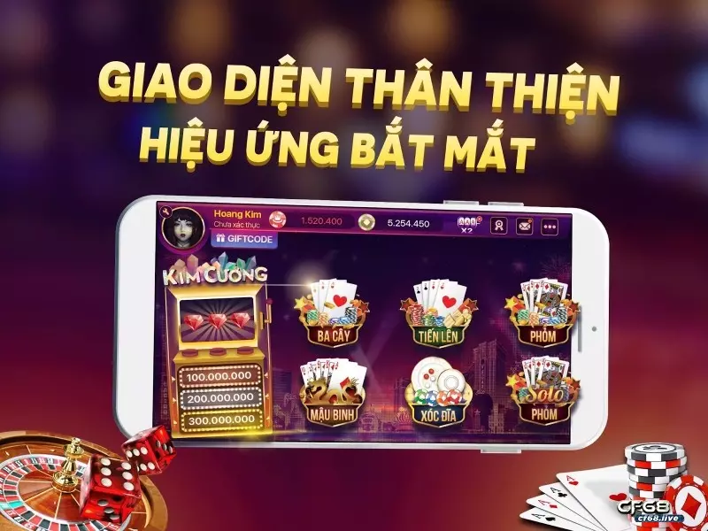 Đồ họa khi tải game bài Hoàng Kim club phải nói một từ “chất”