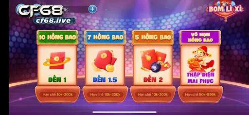 Đặc điểm của bom game online tại cf68.io