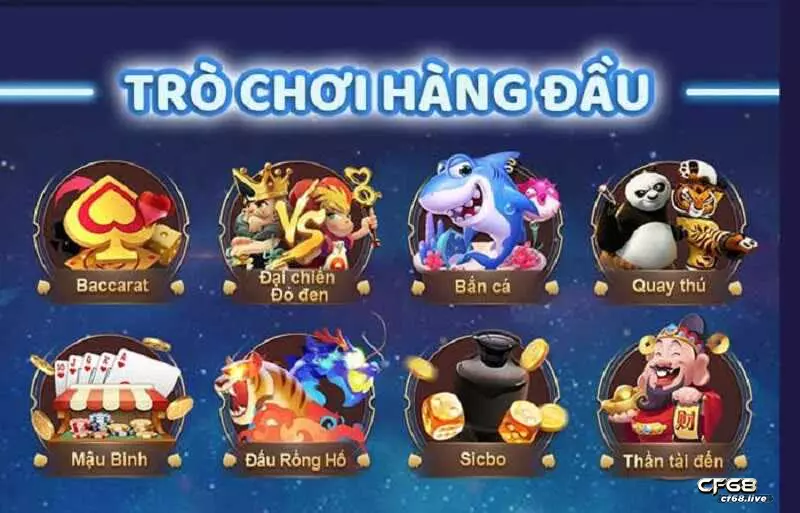 Trang chủ CF68 chính thức 2022 – Trang game đỉnh siêu VIP