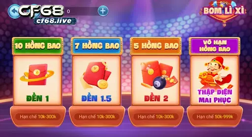 Chơi game dat boôm 7 có thể giật lì xì giá trị cao