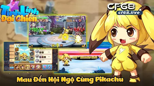 Anh em tiến hành tai game tinh linh đại chiến cho may tinh