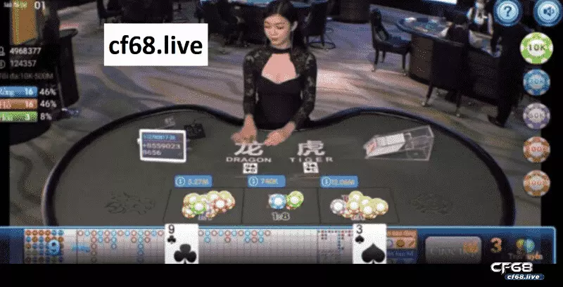 Giới thiệu về sảnh chơi cá cược live casino tại cf68