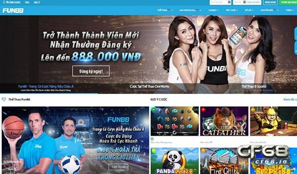 Fun888 nổi bật với nhiều trò chơi cá cược khác nhau