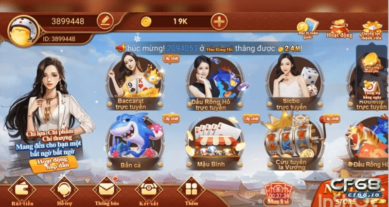 Game bai truc tuyen CF68