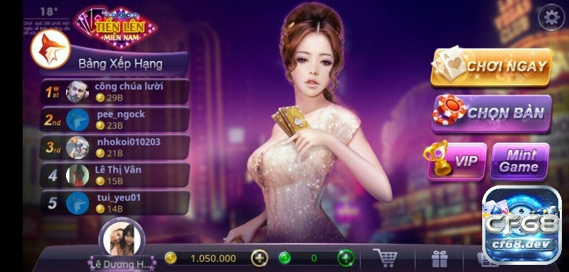 Tiến Lên Miền Nam là game đánh bài onlai quá quen thuộc với người Việt