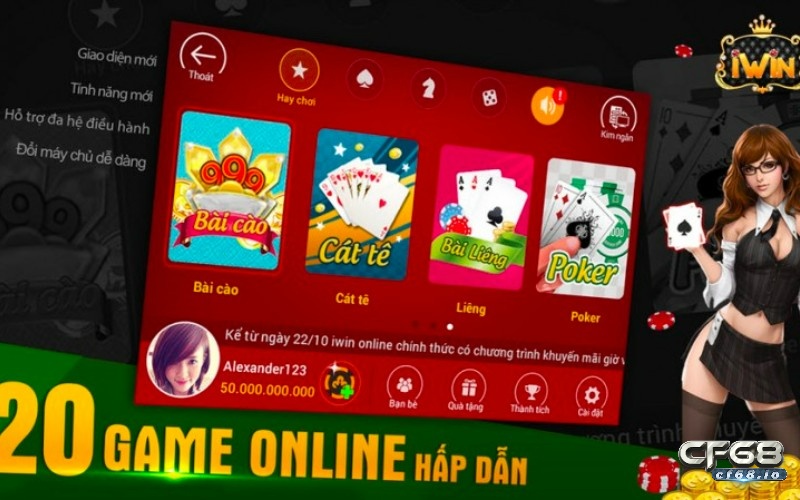 Iwin danh bai online thoả mãn đam mê của dân cược