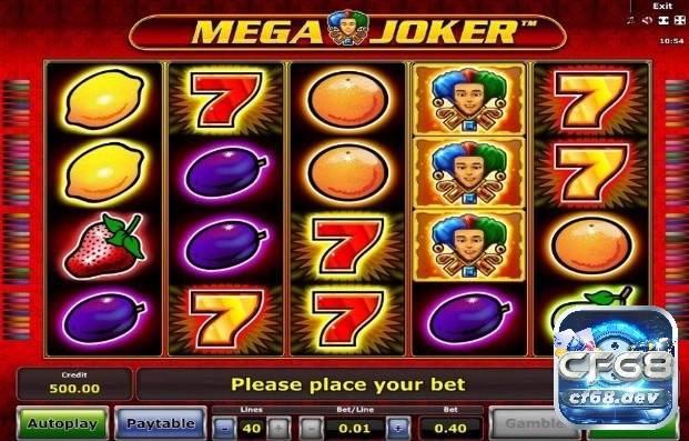 Các game slot tại CF68 rất đa dạng và mang tính giải trí cực cao