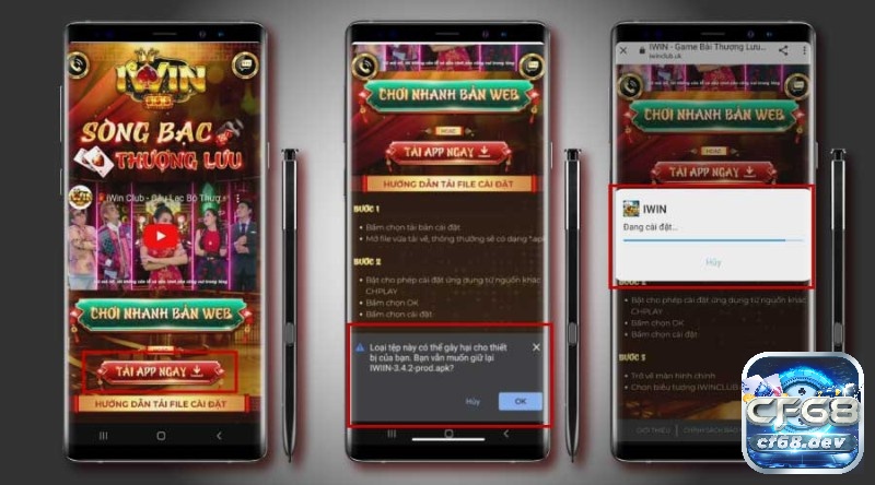 App Iwin có thể tải về máy dễ dàng