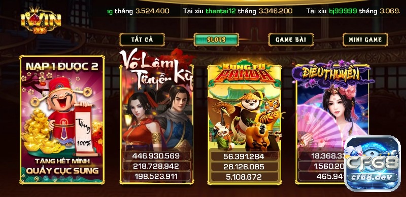 Cổng game iwin có nhiều trò chơi hấp dẫn