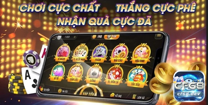 Đánh giá những điểm mạnh khi tham gia chơi bài tại Cf68.