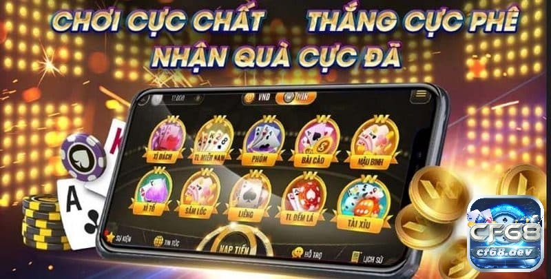 Cùng CF68 khám phá Top games đánh bài đổi thưởng nhé!