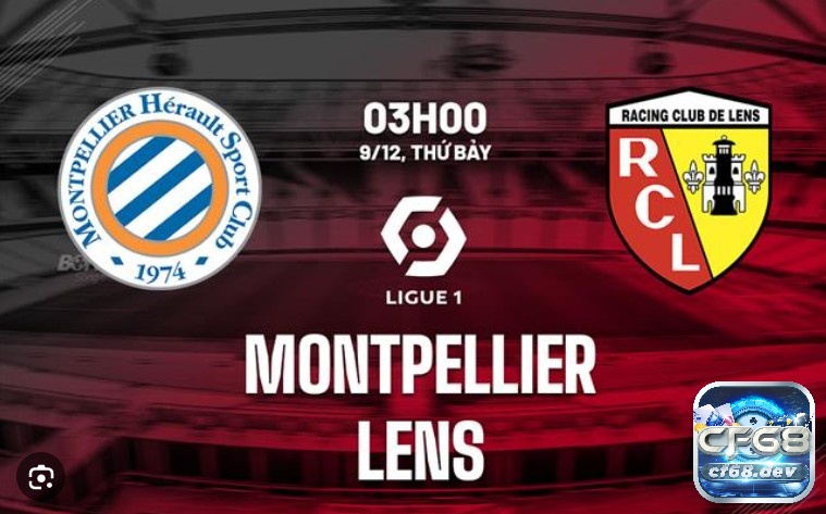 Trạm chán giữa Montpellier và Lens vào lúc 03:00 ngày 9/12/2023