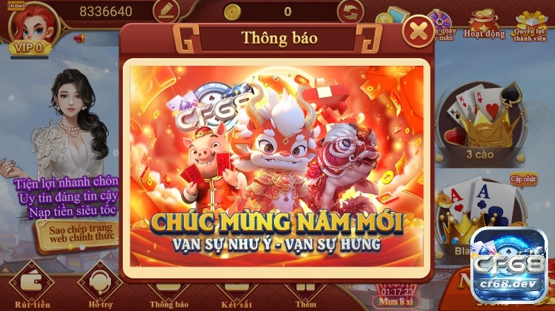 Nhiều chương trình khuyến mãi theo dòng sự kiện thực tại CF68