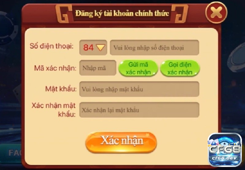 Các cách khác nhau để tham gia chơi game bài trên CF68