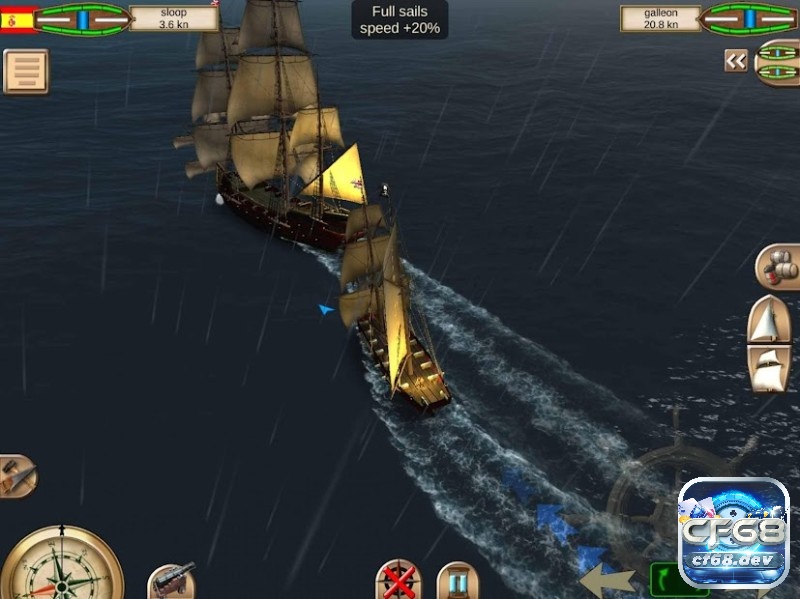 Người chơi sẽ phải đối mặt với nhiều nhiệm vụ khó khăn trong game The Pirate: Caribbean Hunt