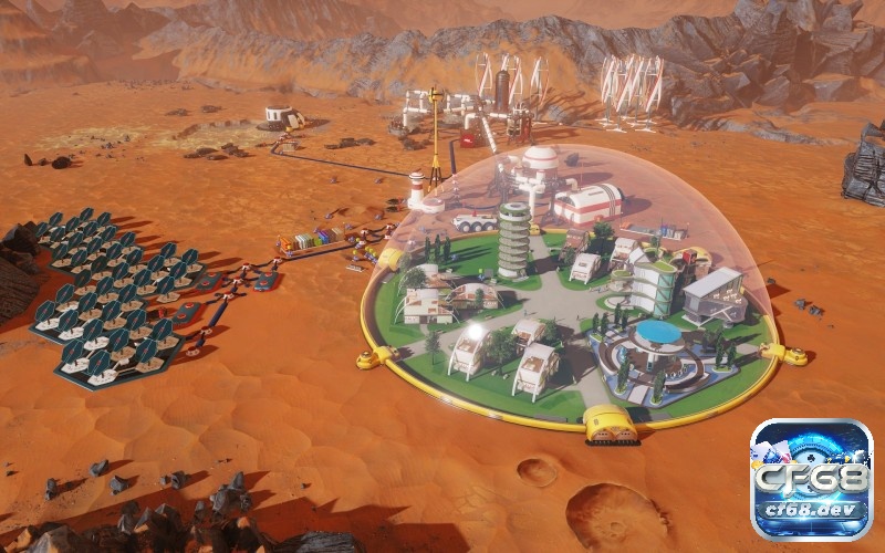 Surviving Mars là trò chơi mô phỏng đầy thú vị, nơi người chơi có nhiệm vụ xây dựng và quản lý cơ sở định cư trên sao Hỏa.