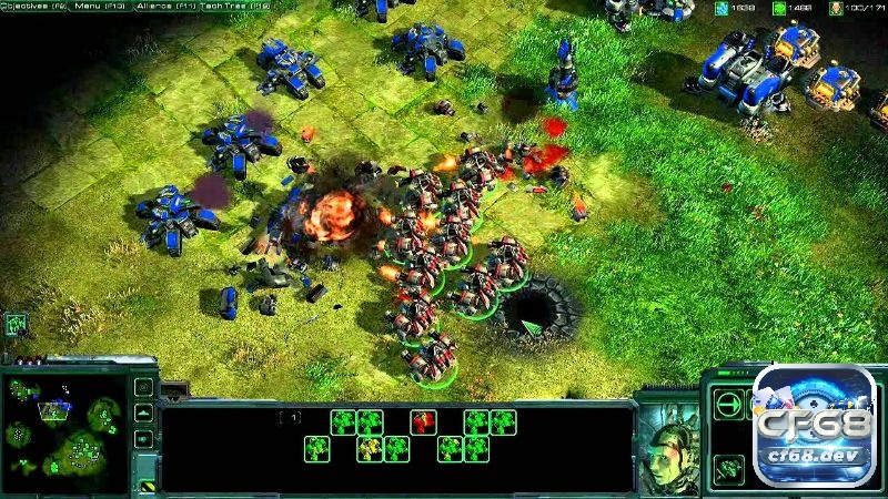 Người chơi sẽ bước vào một thế giới khoa học viễn tưởng trong StarCraft II