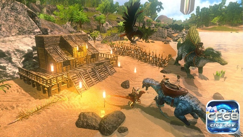 ARK: Survival Evolved là một tựa game sinh tồn pc kết hợp với phiêu lưu hành động vô cùng đặc sắc