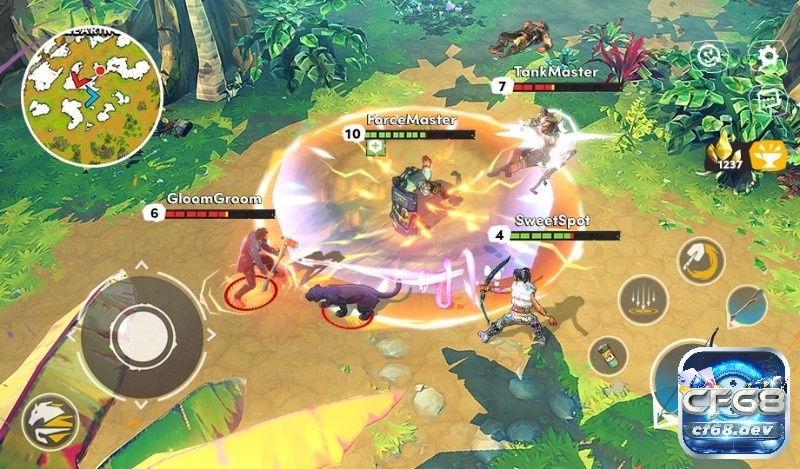 Wild Arena Survivors mang đến trải nghiệm sinh tồn độc đáo với những trận đấu căng thẳng và bất ngờ.