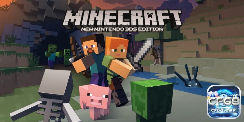 Minecraft: New Nintendo Switch 3DS Edition là phiên bản Minecraft độc quyền với màn hình cảm ứng và thế giới giới hạn