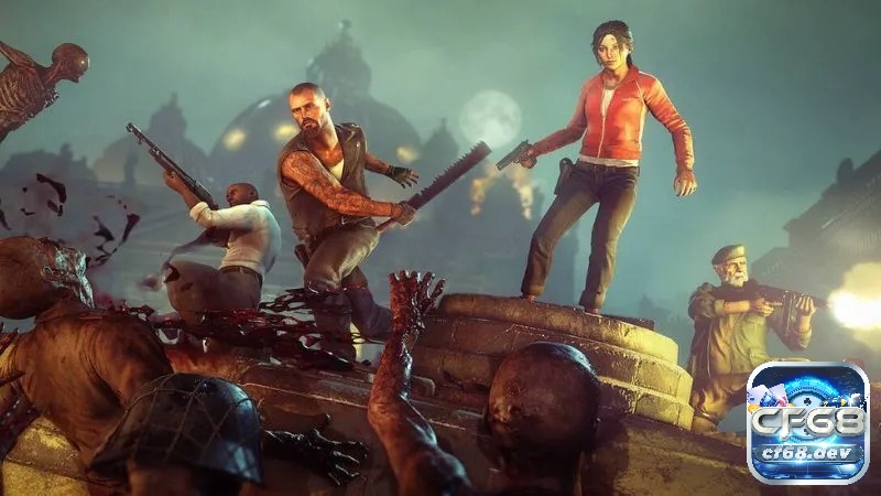 Left 4 Dead mang đến trải nghiệm co-op kịch tính, nơi bạn và đồng đội cùng nhau vượt qua những đợt tấn công dữ dội của zombie.