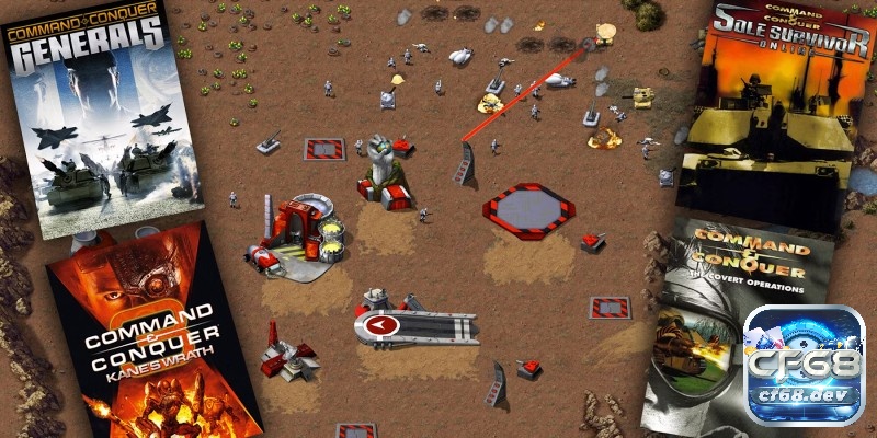 Command & Conquer là dòng game chiến thuật quân sự cho pc nổi bật với lối chơi linh hoạt và các trận chiến tương lai kịch tính.