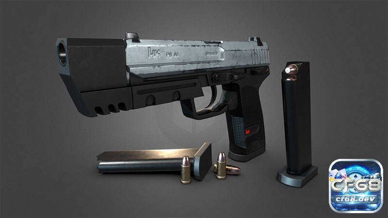 Pistol 9mm là khẩu súng cơ bản có thể tìm thấy từ những màn chơi đầu