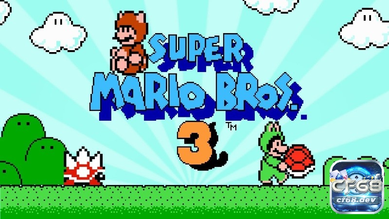 Game Super Mario Bros. 3 với đồ hoạ 8 bit kinh điển