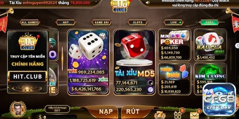 Tài xỉu club – tựa game thu hút hàng ngàn game thủ